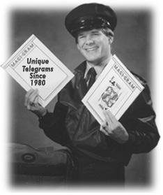 Magician, Jeff Wawrzaszek presents amazing Magical Telegrams.