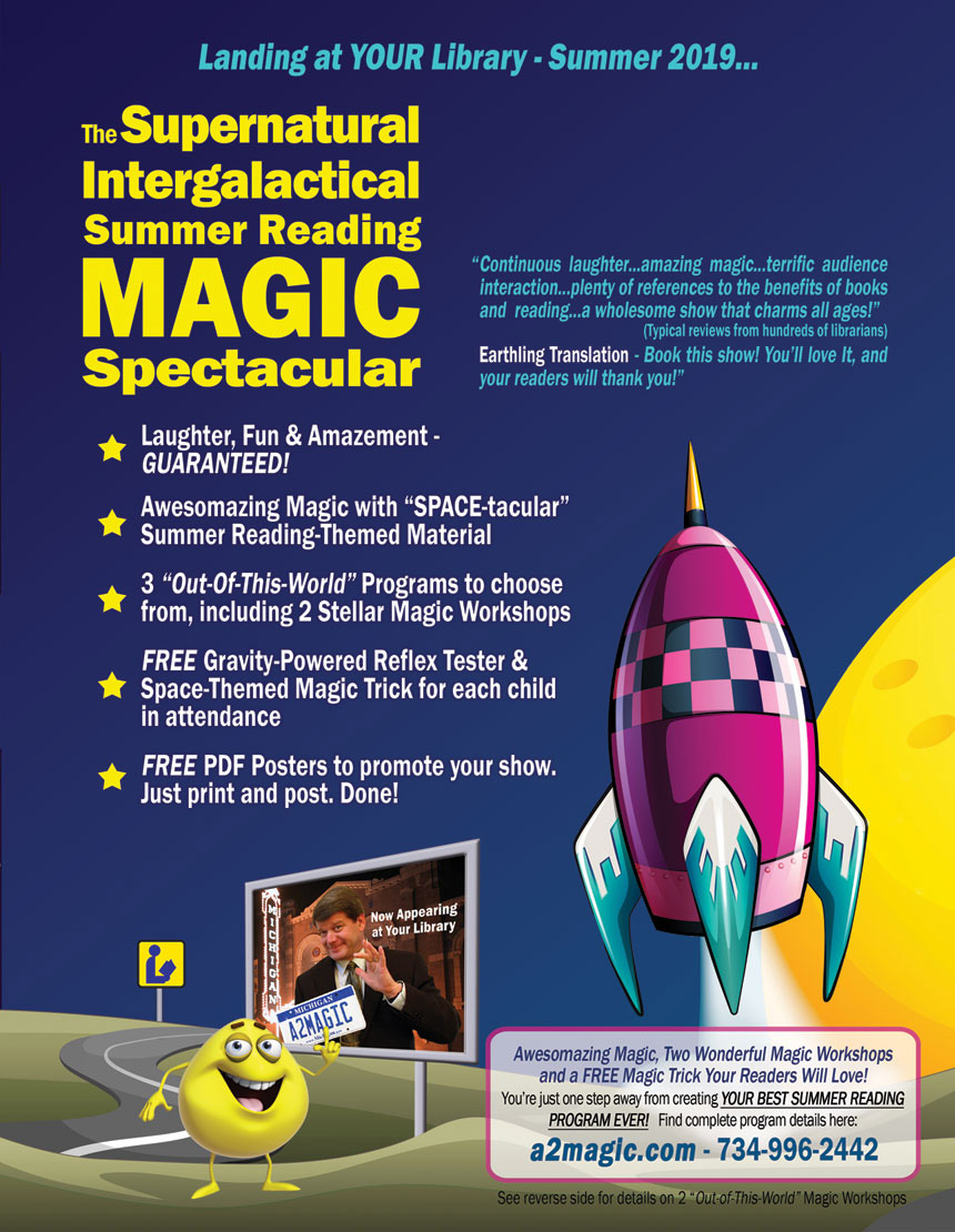 Magician Michigan Library & School Magician for Michigan Magician Kids